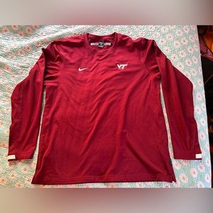 Nike dri-fit Virginia Tech Pullover XL